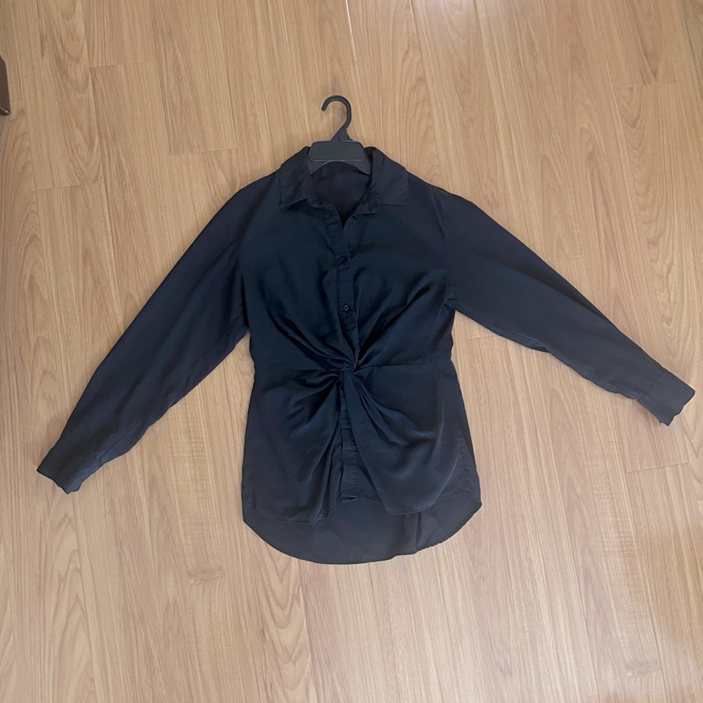 Zara button down top